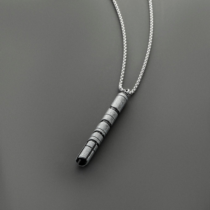 Qimir (The Stranger) inspired miniature saber hilt necklace with matching chain